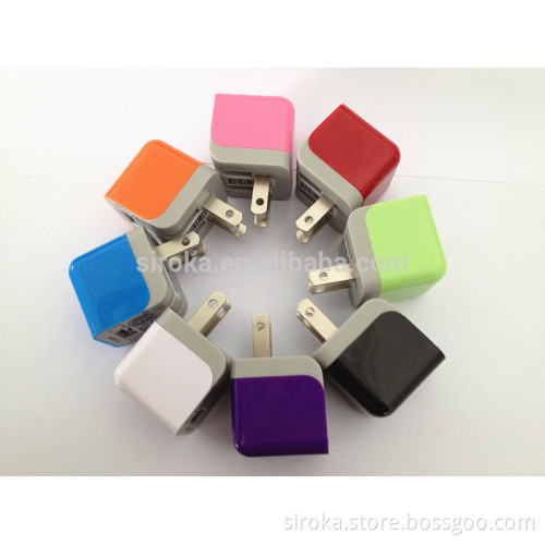 Mobile phones accessories 5V 1A single USB travel charger universal home charger for mobile phones